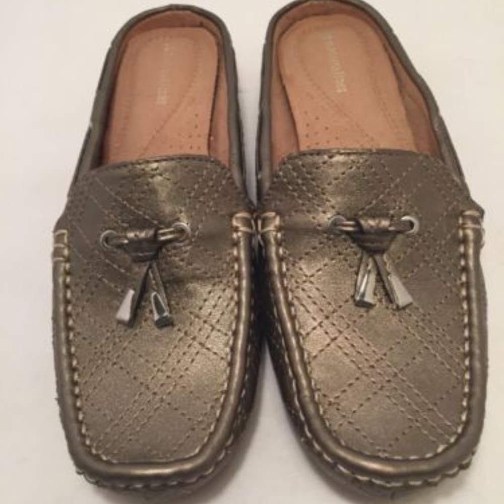 Naturalizer GOSSIP NICKEL ALLOY Slip on Flats 8.5